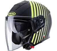 Caberg Casco Flyon Bakari Mate Gun Metal/Black XS M MATT BLACK/YELLOW FLUO