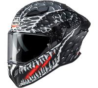 Caberg Drift Evo II Crok Casco, negro mate/rojo/blanco, Talla L (59/60)