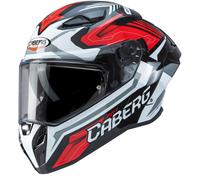 Caberg Drift Evo II Jamara Casco, negro-blanco-rojo, tamaño S para Hombres