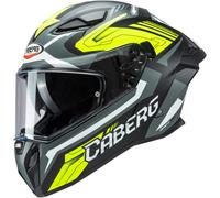 Caberg Drift Evo II Jamara Casco, negro-gris-amarillo, tamaño S para Hombres