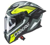 Casco Caberg Drift Evo II Motocicleta Moto Negro Mate/Gris/Amarillo/Flúor