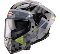 Caberg Drift Evo II Prism, casco integral L female Gris/Negro/Amarillo Neón