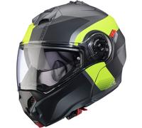 Caberg Duke Evo Indy Casco, gris-amarillo, tamaño S para Hombres