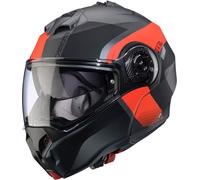Caberg Duke Evo Indy Casco, Gris mate/rojo, Talla XL (61/62)