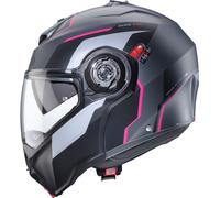 Caberg Duke Evo Move, casco abatible XS male Mate Gris/Negro/Fucsia