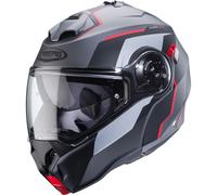 Caberg Duke Evo Move, casco abatible S male Mate Gris/Negro/Rojo