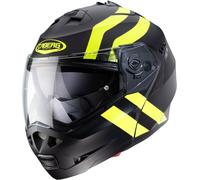 Caberg Duke II Superlegend, casco abatible XS male Mate Negro/Amarillo Neón