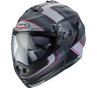 Caberg Duke II Tour Matt Negro Rosa - Modular Flip Up casco de motocicleta