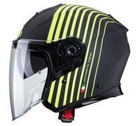 Caberg Flyon Bakari casco abierto Mate/Negro/Neón XS unisex
