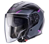 Caberg Flyon II Boss casco abierto Mate/Negro/Gris/Rosa M mujeres