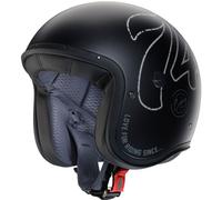 Caberg Freeride X 74 Casco Jet, negro mate/gris, Talla XXL (61)