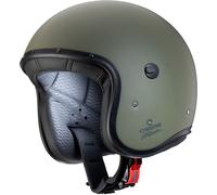 Caberg Freeride X, casco jet XL male Mate-Verde Oscuro