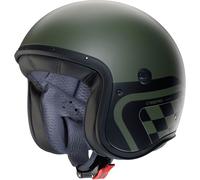 Caberg Freeride X Daytona Casco Jet Mate/Verde/Negro M unisex