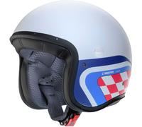 Caberg Freeride X Daytona Casco Jet, blanco-rojo-azul, tamaño S para Hombres