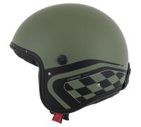 Caberg Freeride X Daytona Casco Jet, verde, tamaño M para Hombres