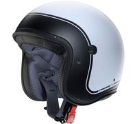 Caberg Freeride X Imola Casco Jet, Blanco mate/negro, Talla XL (60)