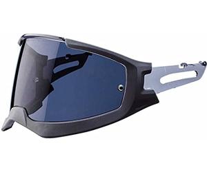 Caberg Ghost Visera de repuesto para casco de motocicleta, compatible con accesorios Pinlock, cristal color gris oscuro