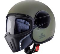 Caberg Ghost X, casco modular M female Mate-Verde Oscuro