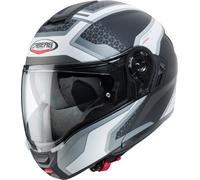 Caberg Levo Sonar Casco, Negro/Gris/Blanco, Talla S (55/56)