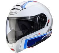 Caberg Levo X Elite Casco, blanco/azul/rojo, Talla XL (61/62)