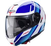 Caberg Levo X Manta Casco, blanco-rojo-azul, tamaño 2XL para Hombres
