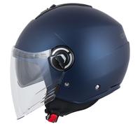Caberg Riviera V4 X Casco Jet, azul, tamaño L para Hombres
