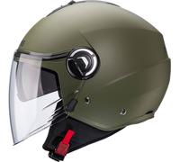 Caberg Riviera V4 X, casco jet S male Matt-Verde Oscuro