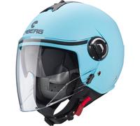 Caberg Riviera V4 X Casco Jet, turquesa, Talla M (57/58)