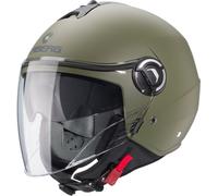 Caberg Riviera V4 X Casco Jet, verde mate, Talla S (55/56)