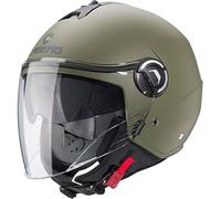 CABERG Riviera V4X Matt Military Green S Casco Abierto
