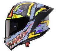 Caberg Roxter Hunter Casco Integral Mate/Negro/Amarillo neón L unisex