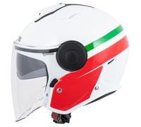 Caberg Soho Zephyr Casco Jet Blanco/Rojo/Verde S unisex