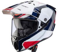 Caberg Tanami Scram Casco de motocross, blanco/azul/rojo, Talla M (57/58)