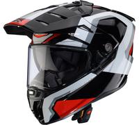 Caberg Tanami Scram Casco de motocross, negro-blanco-rojo, tamaño S para Hombres