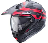 Caberg Tourmax X Sarabe Casco, negro-gris-rojo, tamaño M para Hombres