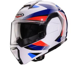 Caberg Trip Lunar Casco, blanco/azul/rojo, Talla S (55/56)