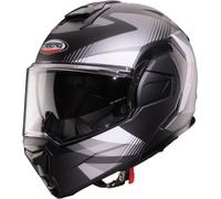 Caberg Trip Lunar Casco, negro mate/gris/blanco, Talla XXL (63/64)