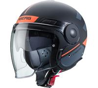 Caberg Uptown Loft Casco Jet, negro-naranja, tamaño XS para Hombres