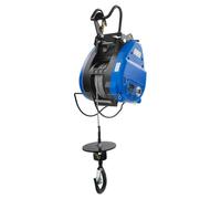 Cabestrante eléctrico RainWeel de 1500W 220V 250kg 30m con cable de acero antitorsión Altura de elevación: 29m Mando por cable/control remoto