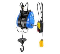 Cabestrante eléctrico RainWeel de 1500W 220V Polipasto Eléctrico 250kg 30m con cable de acero antitorsión Altura de elevación: 29m Mando por cable/control remoto