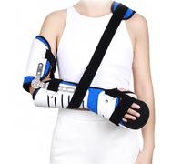 Cabestrillo Codo Articulado Ajustable Soporte para Recuperación Postoperatoria Férula de Brazo para Lesión de Ligamentos Tendinitis y Fracturas Estabilizador(Bien)