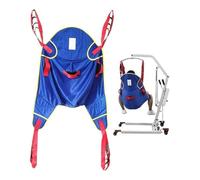 Cabestrillo de elevación de pacientes, Con soporte para la cabeza y la espalda, para enfermería, cuidadores(Large)