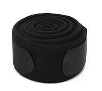 Cabestrillo negro, correa de soporte de brazo fracturado roto cinturón de fijación del inmovilizador ajustable, hombro ajustable, para brazo izquierdo, derecho, hombres mujeres(S)