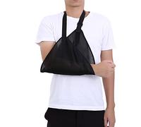 Cabestrillo para brazo dislocado, cabestrillo para brazo, vendaje para hombro, cabestrillo acolchado con diseño de hebilla, inmovilizador de hombro, muñeca, codo, brazo, cabestrillo(negro)