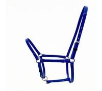 Cabestro para Caballo Cabestro Arnés Correa Cabezada Fabricado en TPU con Metálicos Correas de 15 Mm Que Mantienen la Forma Conveniente para Uso Diario en Cuadra Paseo y Ejercicios de Pie , Azul