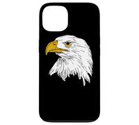 Cabeza águila calva - diseño gráfico minimalista ave rapaz Carcasa para iPhone 13