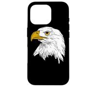 Cabeza águila calva - diseño gráfico minimalista ave rapaz Carcasa para iPhone 16 Pro