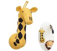 Cabeza de Animal 3D para colgar en la pared, fieltro de lana, decoración de pared de animales, arte de pared para guardería, juguetes colgantes para niños, niñas y habitación de niños