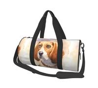 Cabeza de Beagle Acuarela, Bolsa de Viaje de Gran Capacidad, Bolso Redondo, Bolsa de Viaje Deportiva, Bolsa de Mano, Bolsa de Fitness