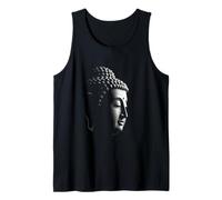 Cabeza de Buda Arte Zen Espiritual Camiseta sin Mangas